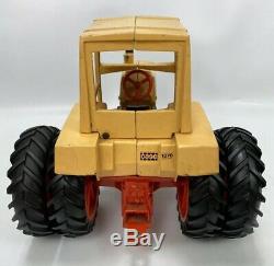 ULTRA RARE! VTG ERTL CASE 1070 AGRI-KING TRACTOR withCAB Farm Toy ORIGINAL Orange