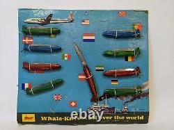 ULTRA RARE Vintage 1930's The Flying Whale Pocket Knifes Store Display (Germany)