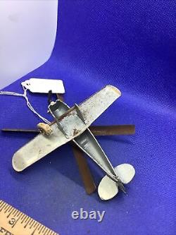 ULTRA RARE Vintage 1934 ALL ORIGINAL Tootsietoy AUTO GYRO PLANE Copter Airplane
