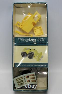 ULTRA RARE Vintage 1962 HUBLEY'TINY TOY' TOURNATRACTOR Tractor Model Kit SEALED