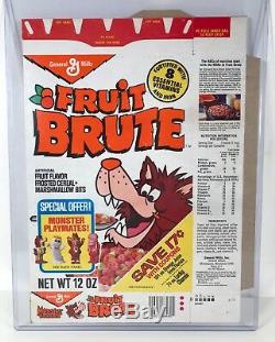 ULTRA RARE Vintage 1975 General Mills Fruit Brute Monster Cereal Box MINT FLAT