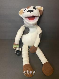 ULTRA RARE! Vintage 1999 Pets.com Promo Plush Dog withMicrophone 24 NOT A PUPPET