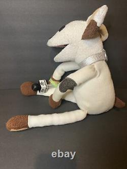 ULTRA RARE! Vintage 1999 Pets.com Promo Plush Dog withMicrophone 24 NOT A PUPPET