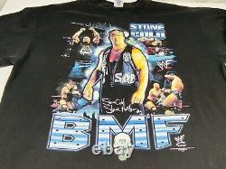 ULTRA RARE Vintage 2000 Stone Cold Steve Austin BMF WWF WWE On Triple AAA Tag XL
