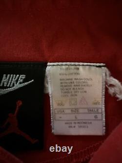 ULTRA RARE Vintage 90s Nike Air Jordan Embroidered Baseball Jersey Large