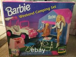 ULTRA RARE Vintage Barbie Weekend Camping Set COMPLETE