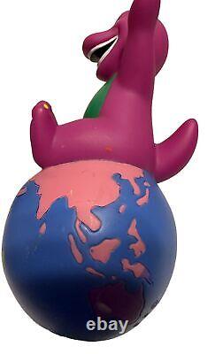 ULTRA RARE Vintage Barney Dinosaur Light Up Wand Colorful World Love Show HTF