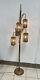 Ultra Rare Vintage Brass Swag Floor Lamp Moroccan Style 5 Lights