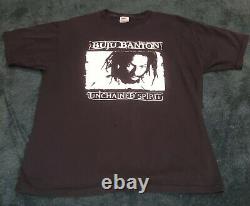 ULTRA-RARE Vintage Buju Banton Unchained Spirit Reggae Concert t-shirt 2001