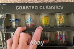 ULTRA RARE! Vintage Cedar Point Coaster Classics Special Edition 8 Shot Glasses