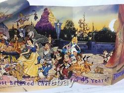 ULTRA RARE Vintage Disneyland 45 Years Of Magic Commemorative Passport # 0375