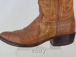 ULTRA RARE! Vintage Nocono EXOTIC Men's Western Boots 8.5 B (Extra Narrow)