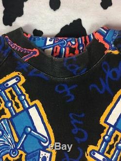 ULTRA RARE Vtg 1990s MAMBO Australia Sweater Sweatshirt T-Shirt Sz L 90s Loud