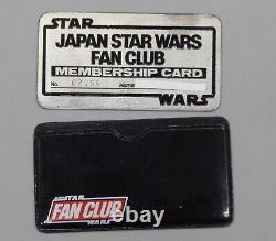ULTRA RARE vintage Japanese Star Wars FAN CLUB newsletters membership card Japan