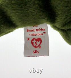 ULTRA Rare ALLY Ty Beanie Baby PVC VINTAGE ORIGINAL With ERRORS COLLECTIBLE