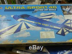 ULTRA SPORT 40 Vintage Custom ARF Balsa R/C airplane EXTREMELY RARE
