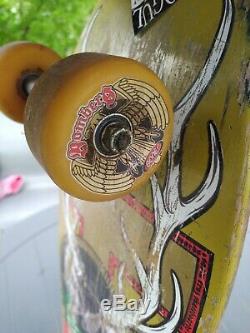 ULTRA rare Santa Cruz Jeff Kendall Jagermeister natas Skateboard vintage deck