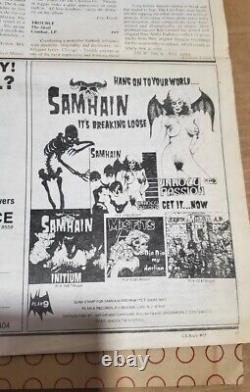 U. S Rock (Boston Rock) #65 ULTRA RARE Samhain ad Glenn Danzig Misfits Vintage