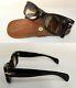 Ultra Rare 6200 Persol Sunglasses Ratti Meflecto Wide Arms Size 47 Vintage 60's