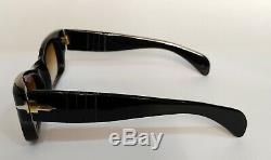 Ultra RARE 6200 Persol Sunglasses Ratti Meflecto Wide Arms Size 47 Vintage 60's