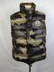 Ultra Rare Moncler Camo Puffer Tib Vest Sz 4 Vintage Xl Logo Camouflage Quilted