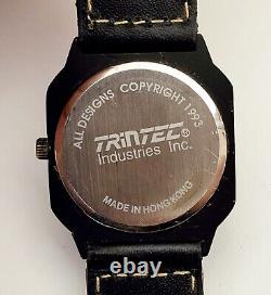 Ultra RARE, UNIQUE Men's Vintage 1993 Watch TRINTEC Artifical Horizon. Midsize