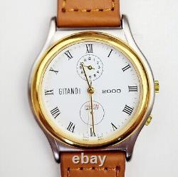 Ultra RARE, UNIQUE Men's Vintage 90's ALARM Watch GITANO 2000 GT9045