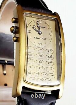 Ultra RARE Unisex Vintage Advertising Watch FOSSIL Motorola Startac PR-1123