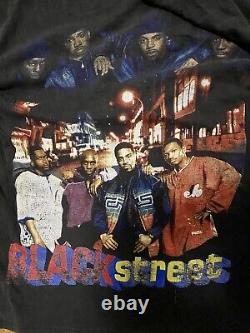 Ultra RARE Vintage 90's AOP Blackstreet No Diggity Rap Tee single stitched