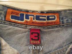 Ultra RARE Vintage 90's JNCO Skateboard Jean Shorts Women's 3