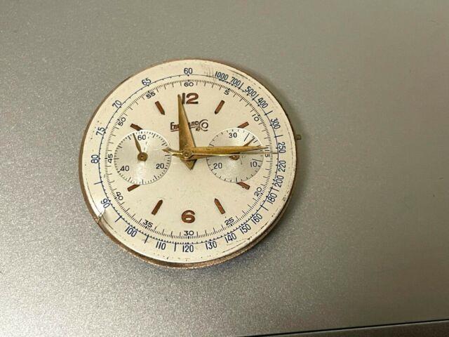 Ultra Rare Vintage Eberhard Extra-fort Dial + Movement Cal 14000 For Parts