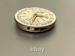 Ultra RARE Vintage EBERHARD Extra-Fort Dial + Movement Cal 14000 for parts