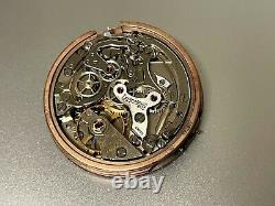 Ultra RARE Vintage EBERHARD Extra-Fort Dial + Movement Cal 14000 for parts
