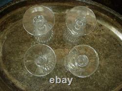 Ultra RARE Vintage GUCCI Crystal Aperitif Cordial Glasses Holiday Gift Barware