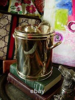 Ultra RARE Vintage GUCCI Equestrian Ice Bucket Wine Cooler Holiday Barware Table