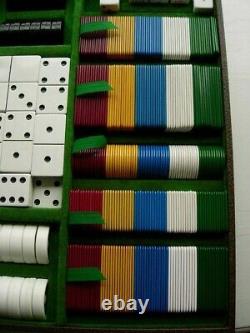 Ultra RARE Vintage GUCCI Game Set Poker Chess Checker Cards Dominoes Dice Decor
