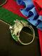 Ultra Rare Vintage Gucci Horse Stirrup Ring Silver 925 Enamel Couture Jewelry