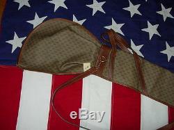 Ultra RARE Vintage GUCCI Lacrosse Golf Sports Bag Luggage Carrying Gun Case tag