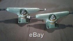 Ultra RARE Vintage Independent Stage 5 Green Anodized skateboard trucks 8 5/8