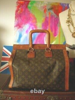 Ultra RARE Vintage LOUIS VUITTON Steamer Tote Suitcase Luggage Bag Keepall LV