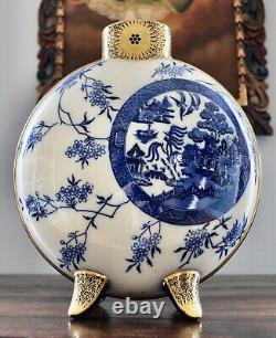 Ultra Rare 1878 Doulton Henry Slater Moon Flask (same As In Met Museum Nyc)
