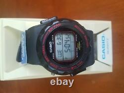 Ultra Rare 1986 Vintage Mens Casio RW-100-1 Navi Graph Moto-Sports Black Watch