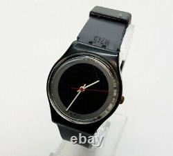 Ultra Rare 1987 BLACK Swatch Watch for men & Women 80s Swatch Swiss Watches