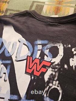 Ultra Rare 1995 Vintage WWF Licensed 2 Dudes With Attitudes AOP Licensed Shirt XL