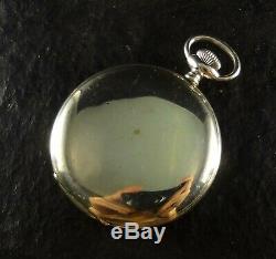 Ultra Rare Antique Cyma Military Pocket Watch Near Mint With Enamel Dial Working
