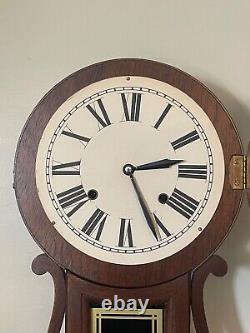 Ultra Rare Antique E. Howard/Heyden Trapani BANJO STYLE Regulator Clock