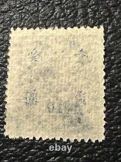 Ultra Rare Blue Ink Overprinted Vintage Chinese Stamp Mint Never Hinged