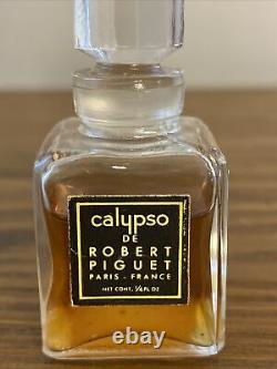 Ultra Rare Bottle Vintage Calypso De Robert Piguet 1/4 Oz Splash France READ