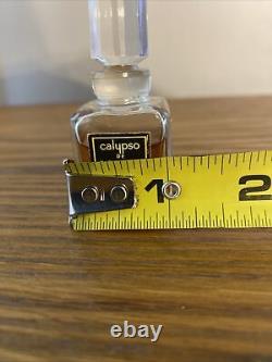 Ultra Rare Bottle Vintage Calypso De Robert Piguet 1/4 Oz Splash France READ