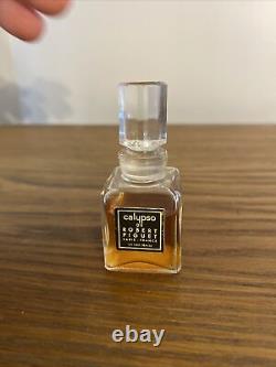 Ultra Rare Bottle Vintage Calypso De Robert Piguet 1/4 Oz Splash France READ